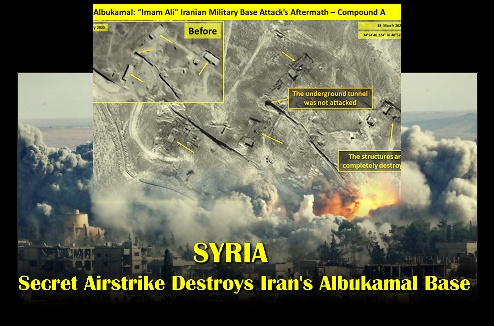 You are currently viewing SYRIA : Secret Airstrike Destroys Iran’s Albukamal Base