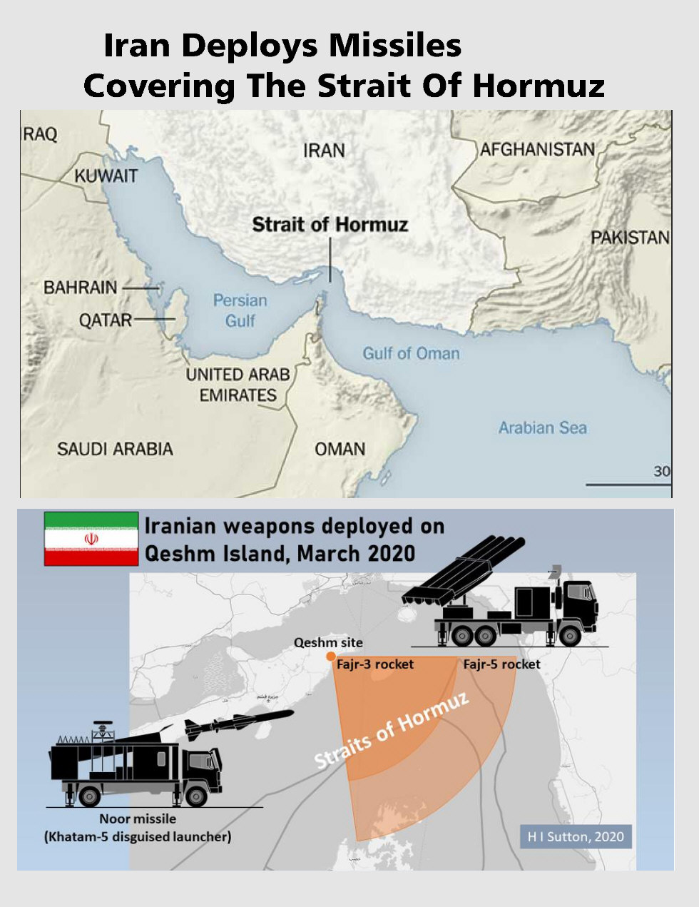 Read more about the article Iran Deploys Missiles Covering The Strait Of Hormuz