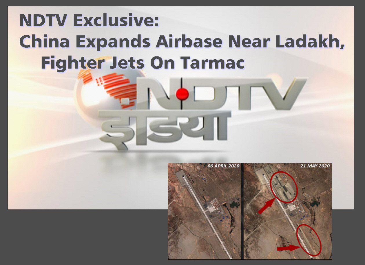 Read more about the article NDTV Exclusive: China Expands Airbase Near Ladakh, Fighter Jets On Tarmac