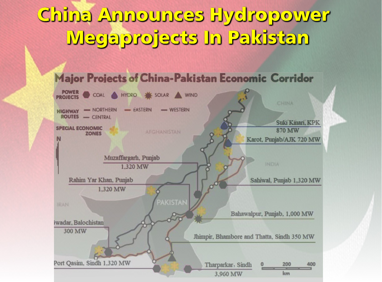 You are currently viewing China Announces Hydropower Megaprojects In Pakistan
