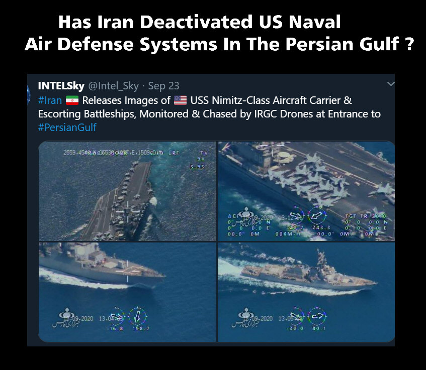 Read more about the article Iran Deactivated US Navy Air Defense Systems In Persian Gulf ?