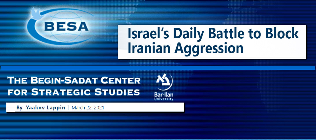 You are currently viewing Israel’s Daily Battle to Block Iranian Aggression