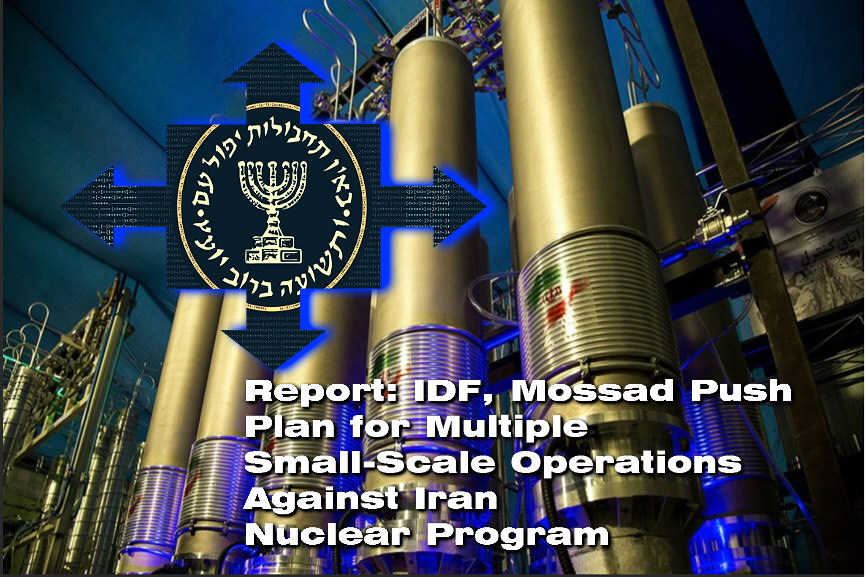 You are currently viewing Mossad Plan for Multiple Small-Scale Operations Against Iran Nuclear Program
