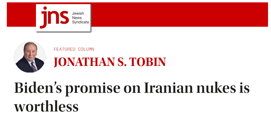 You are currently viewing Biden’s Promise On Iranian Nukes Is Worthless