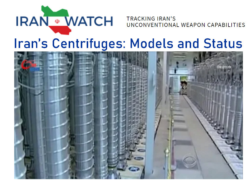 Read more about the article Iran’s Centrifuges: Models and Status