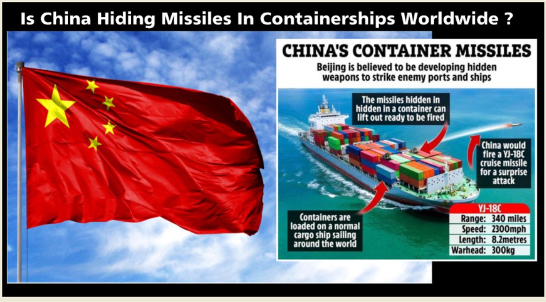 Read more about the article Is China Hiding Missiles In Containerships Worldwide ?