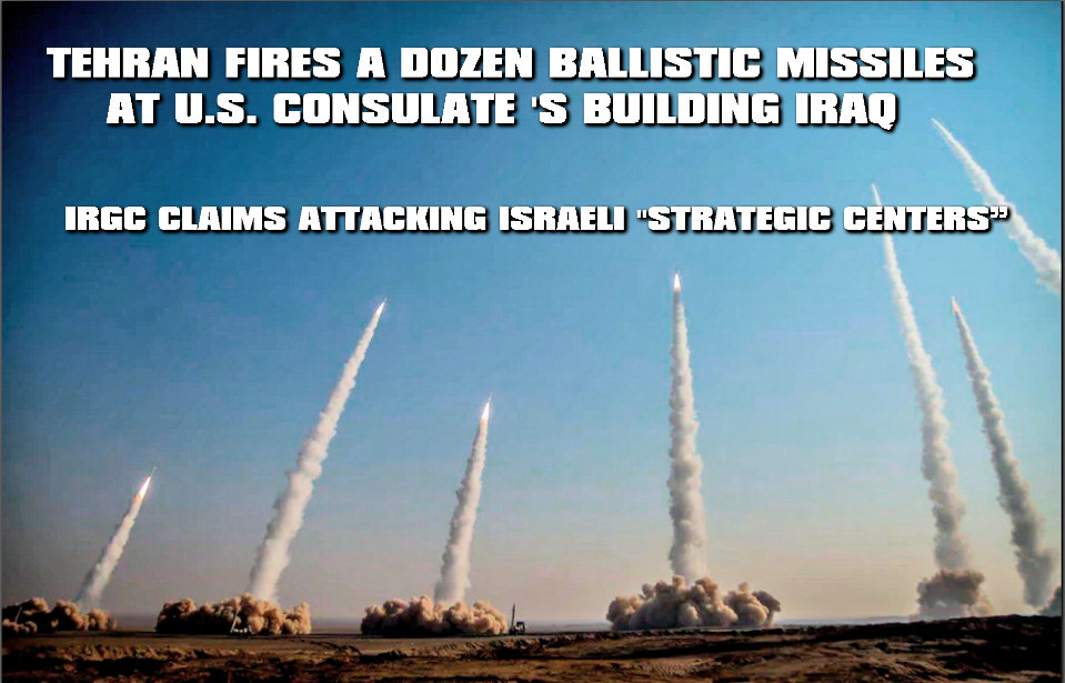Read more about the article Iran Launches Multi- Missiles At US Consulate, Erbil Iraq