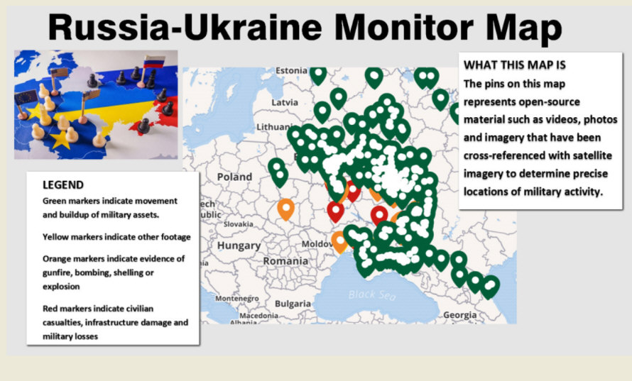 Read more about the article Russia-Ukraine War Monitor Map