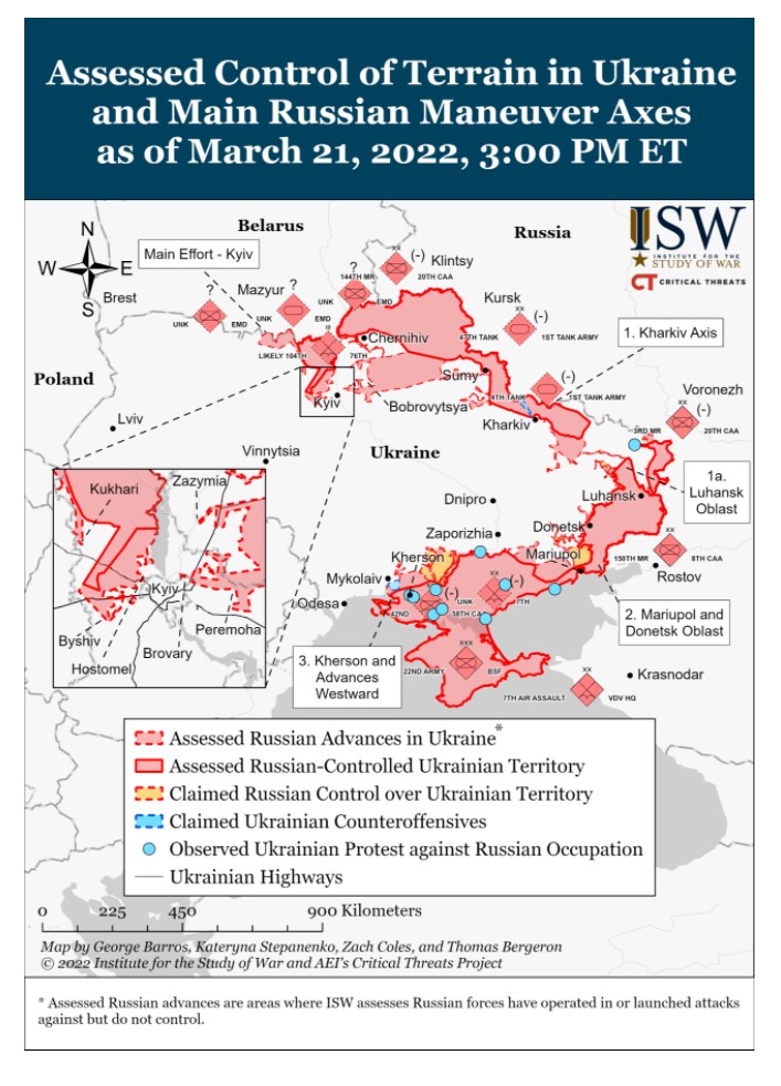 You are currently viewing UKRAINE -RUSSIAN OFFENSIVE CAMPAIGN ASSESSMENT