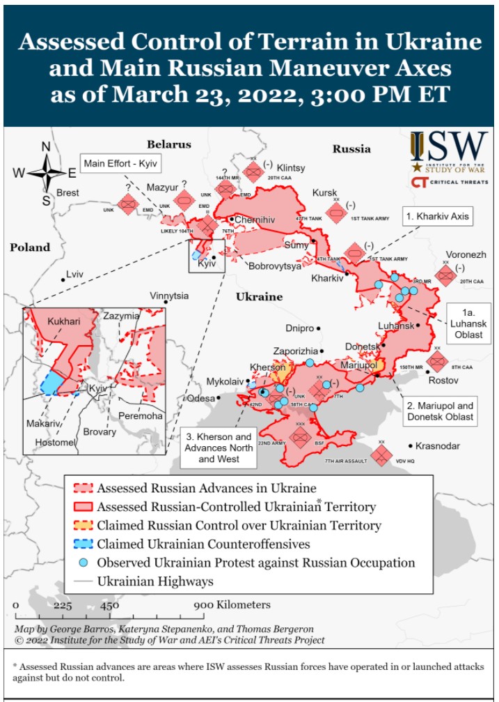 Read more about the article UKRAINE RUSSIAN OFFENSIVE CAMPAIGN ASSESSMENT,