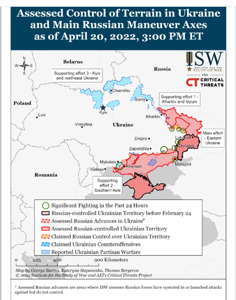 Read more about the article UKRAINE : RUSSIAN OFFENSIVE CAMPAIGN ASSESSMENT
