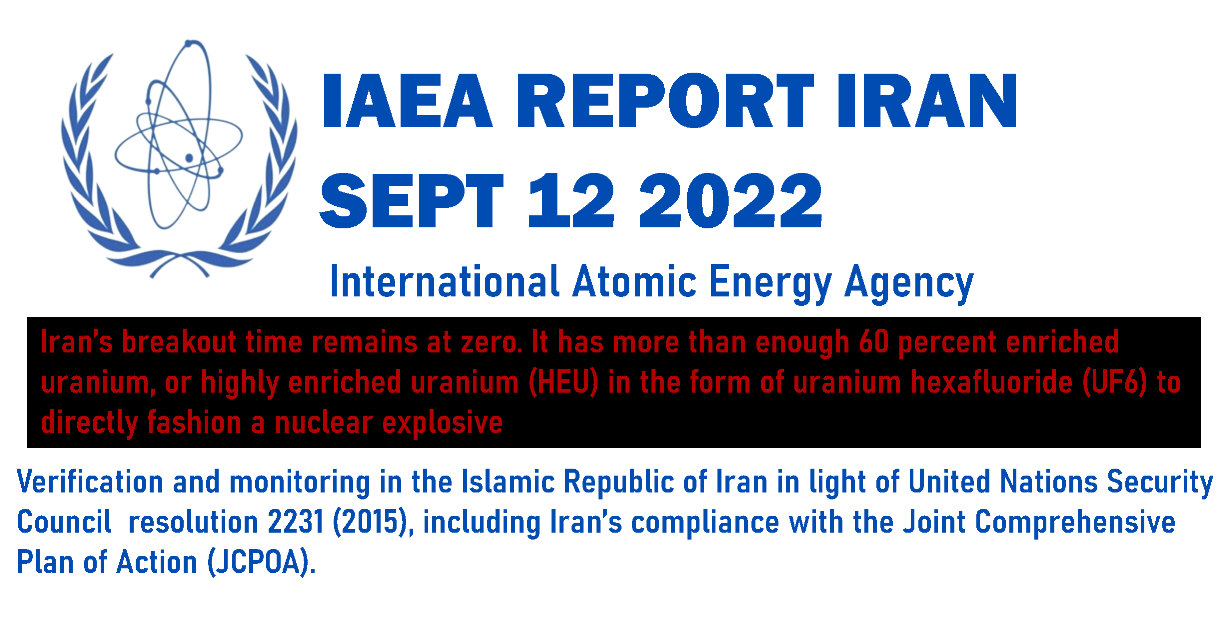 Read more about the article IAEA REPORT IRAN