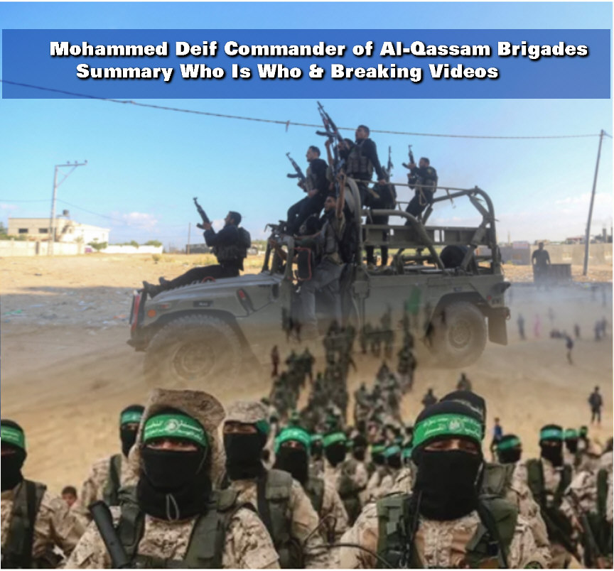 Read more about the article War in Israel Mohammed Deif, Commander of Al-Qassam Brigades