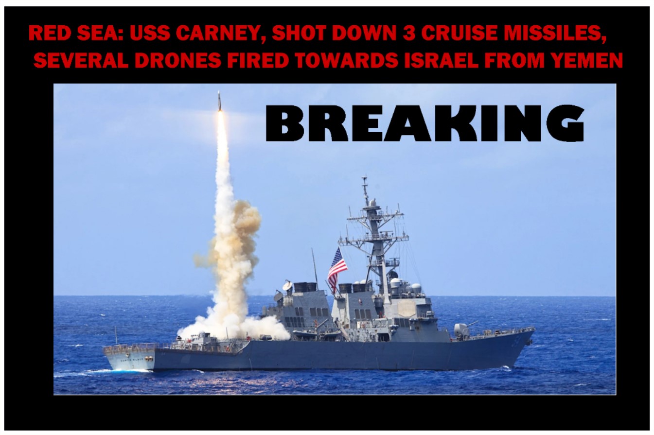Read more about the article CRUISE MISSILES FIRED AT ISRAEL FROM YEMEN