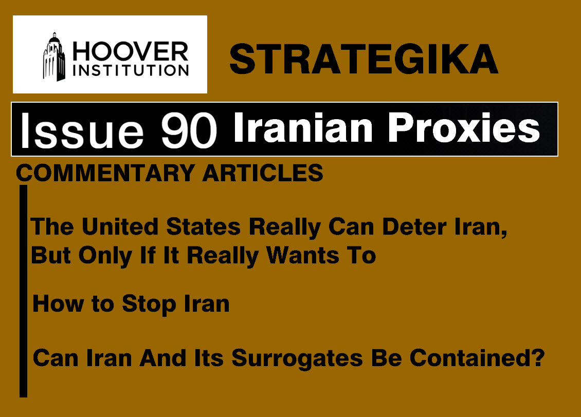 Read more about the article Strategika: Iranian Proxies